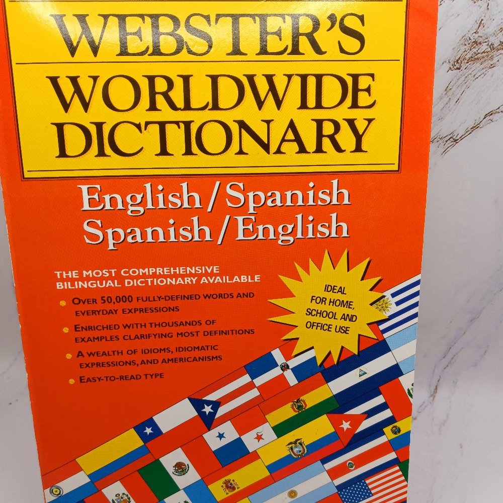 Webster's Worldwide Dictionary ( English/ Spanish) Pre-Owned
